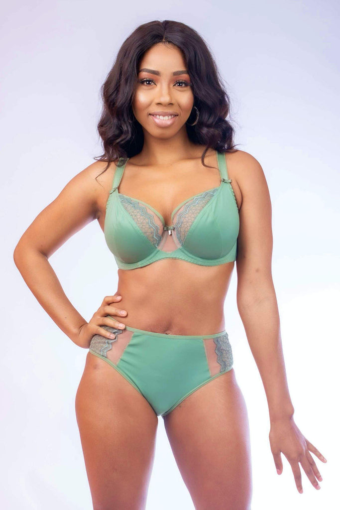 Forest Non-Padded Underwired Full Cup Bra - Gorsenia K490