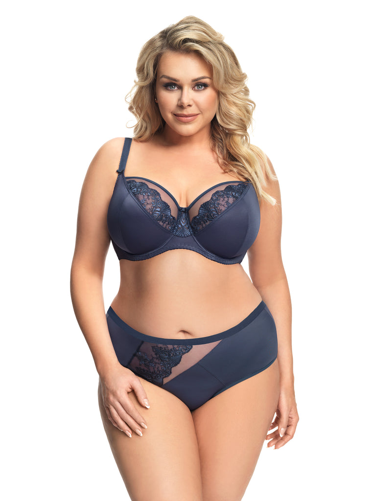 Granada Women's Embroidery Underwired Full Cup Bra - Gorsenia K656