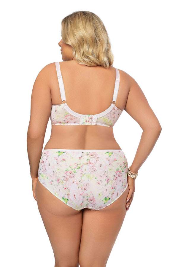 Hello Summer Multicolour Floral Lace Non-Padded Underwired Full Cup Bra - Gorsenia K470