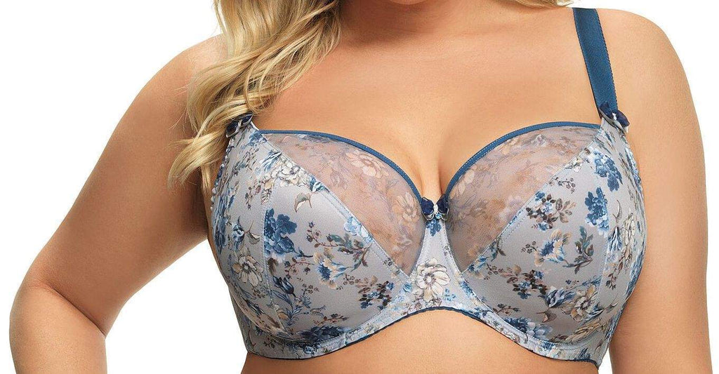 Nina Underwire Flora Non-Padded Bra - Gorsenia K503