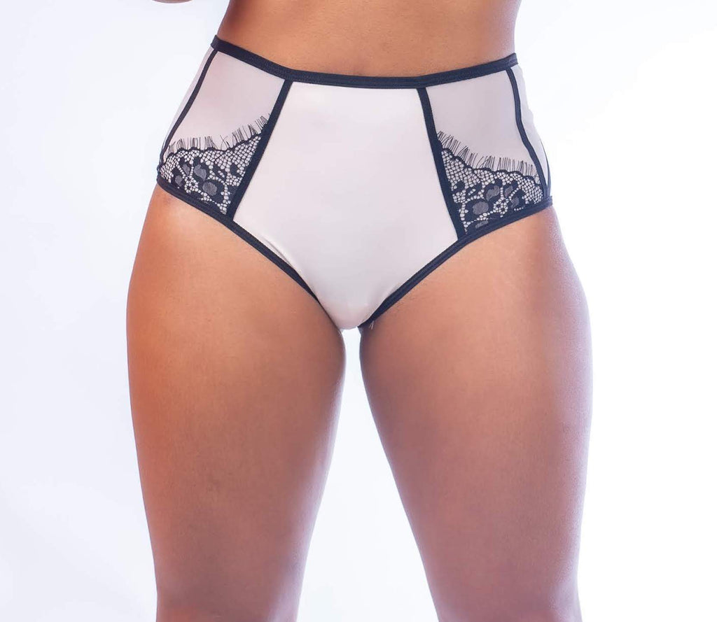 Daniela Beige Lace Briefs - Gorsenia K537