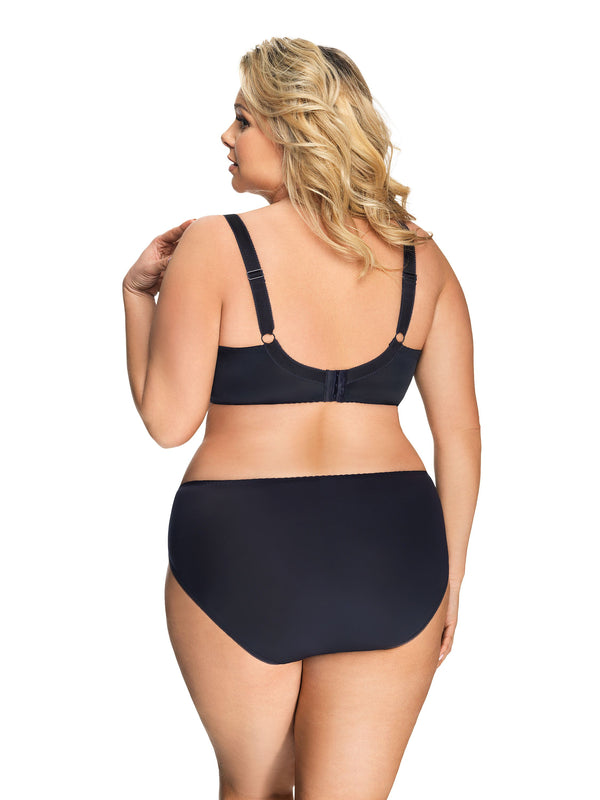 Colorado Women's Navy Blue Non-Padded Underwired Full Cup Bra - Gorsenia K594