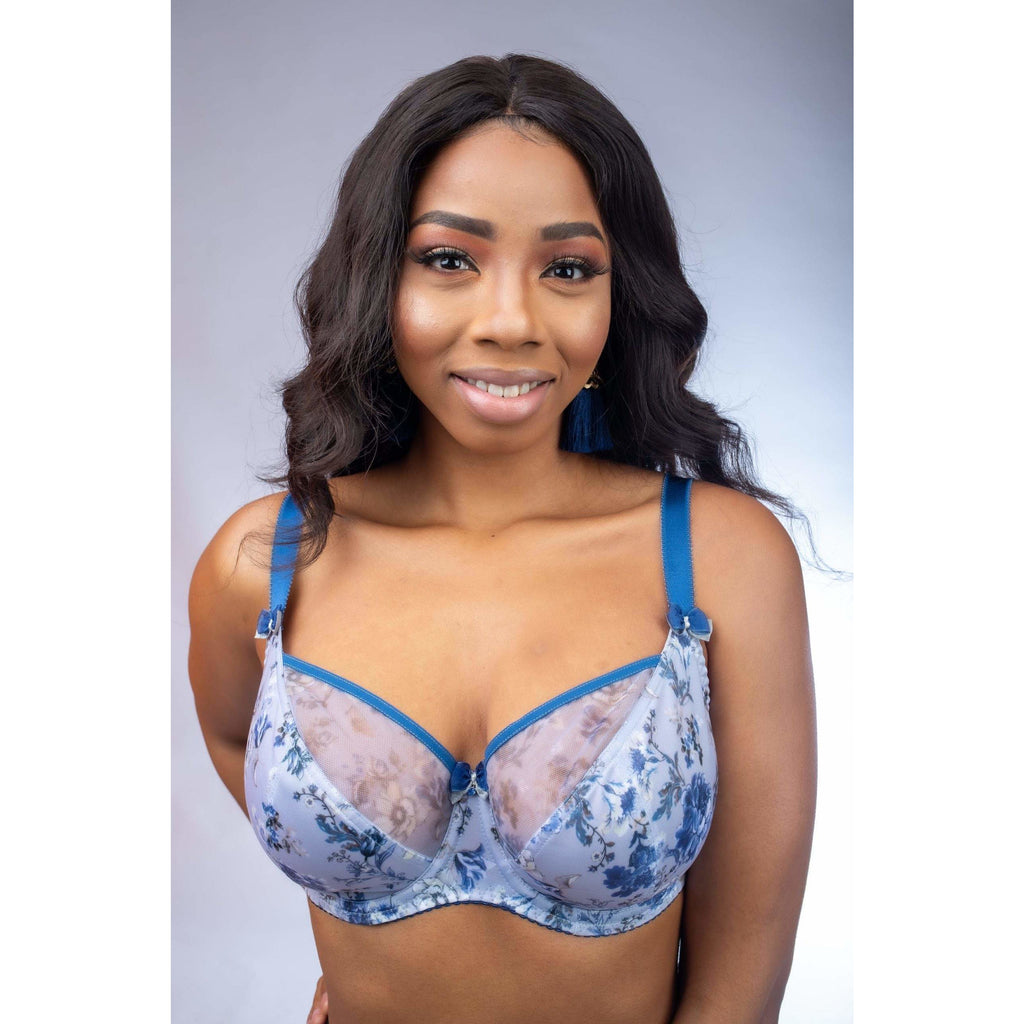 Nina Underwire Flora Non-Padded Bra - Gorsenia K503