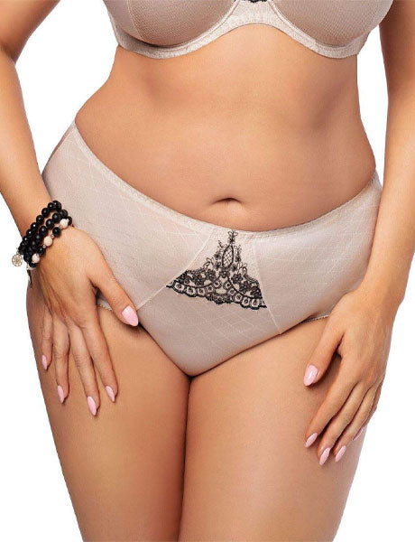 Mabell Embroidered Briefs - Gorsenia K479