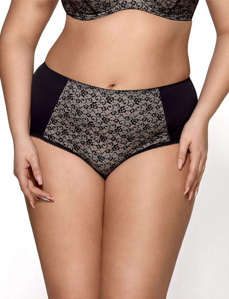 Gorsenia K458 Valery Black Floral Panty