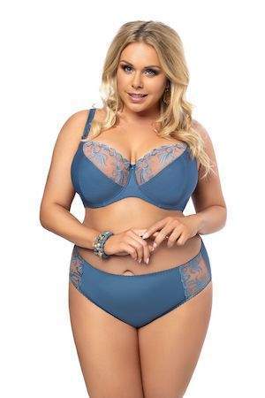 Blue Tatoo Full Cup Bra - Gorsenia K486